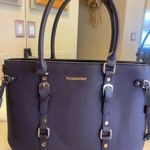 Montana West Dark Purple Tote Bag